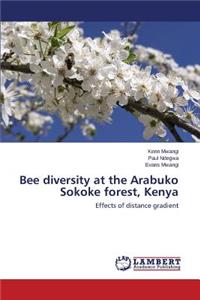 Bee diversity at the Arabuko Sokoke forest, Kenya