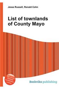 List of Townlands of County Mayo