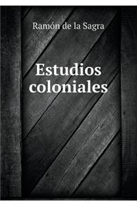 Estudios coloniales