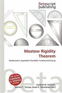 Mostow Rigidity Theorem