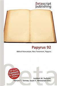 Papyrus 92