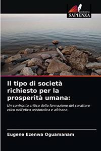 Il tipo di società richiesto per la prosperità umana