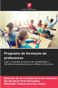 Programa de formação de professores