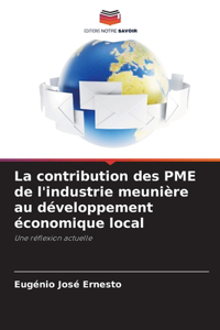 contribution des PME de l'industrie meunière au développement économique local