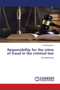 Responsibility for the crime of fraud in the criminal law