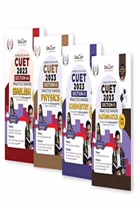 Educart NTA CUET Practice Papers 2023 Physics, Chemistry, Mathematics & English Set of 4 Books (Based on CUET UG 2022 Exams)