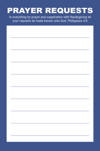 Prayer Request Card - Blue (Package of 50)