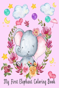 My First Elephant Coloring Book