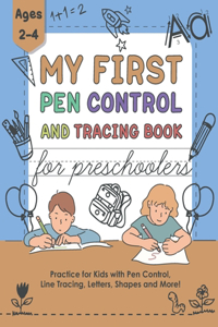 My First Pen Control And Tracing Book For Preschoolers