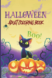 Halloween Adult Coloring Book