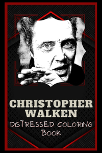 Christopher Walken Distressed Coloring Book