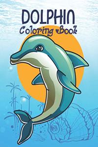 Dolphins Coloring Book