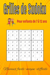 Grilles de sudoku pour enfants de 7 à 12 ans
