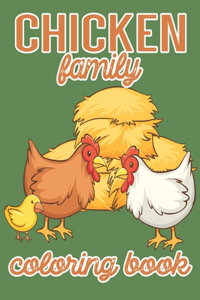 Chicken family coloring Book