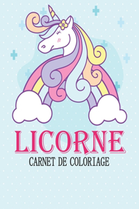 Licorne, Carnet De Coloriage