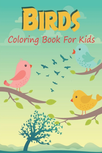 Birds Coloring Book For Kids