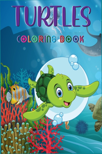 Turtles Coloring Book