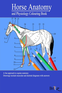 Horse Anatomy and Physiology Colouring Book