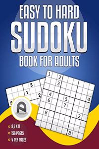 Easy to Hard Sudoku Books for Adults