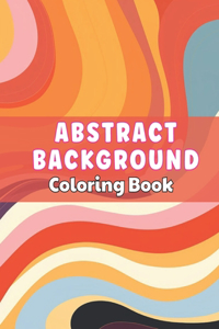 Abstract Background Coloring Book for Adults