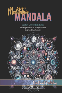 Meditative Mandala Adult Coloring Book