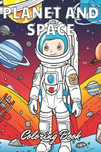 Planet and Space Coloring Book