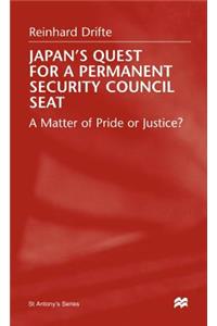 Japan's Quest for a Permanent Security Council Seat