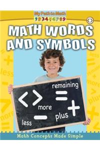 Math Words and Symbols