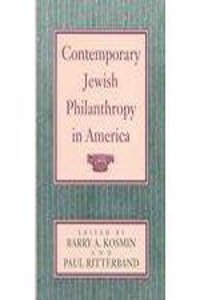 Contemporary Jewish Philanthropy in America