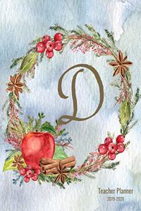 Teacher Planner 2019 - 2020 D