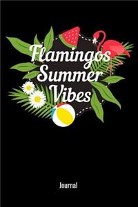Flamingos Summer Vibes Journal