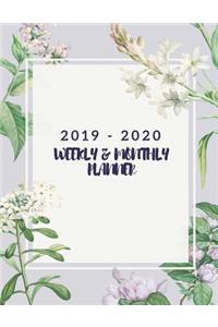 2019 - 2020 Planner Weekly And Monthly