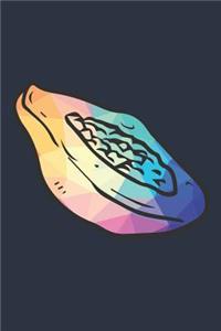Food Journal 'Low Poly Avocado' - Vegetarian Gift for Avocado Lovers - Diet Diary - Avocado Notebook