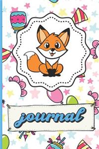 Fox Birthday Party Journal