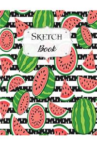 Sketch Book: Watermelon Sketchbook Scetchpad for Drawing or Doodling Notebook Pad for Creative Artists #5