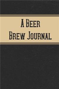 A Beer Brew Journal