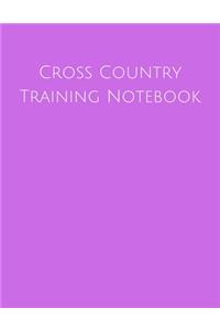 Cross Country Training Notebook
