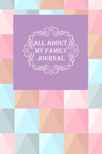 All about My Family Journal