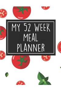 My 52 Week Meal Planner