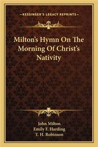 Milton's Hymn on the Morning of Christ's Nativity