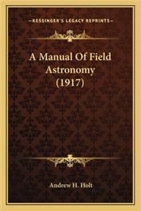 Manual of Field Astronomy (1917)