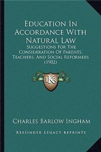 Education In Accordance With Natural Law