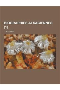 Biographies Alsaciennes (1)