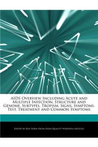 AIDS Overview Including Acute and Multiple Infection, Structure and Genome, Subtypes, Tropism, Signs, Symptoms, Test, Treatment and Common Symptoms