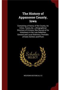 The History of Appanoose County, Iowa