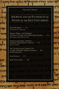 Journal for the Evangelical Study of the Old Testament, 3.2