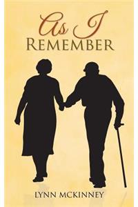 As I Remember