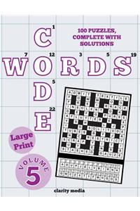 Large Print Code Words Volume 5