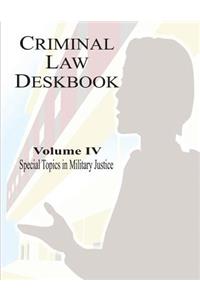 Criminal Law Deskbook