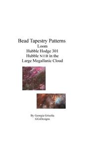 Bead Tapestry Patterns Loom Hubble Hodge 301 Hubble N11B in the Large Megallanic Cloud